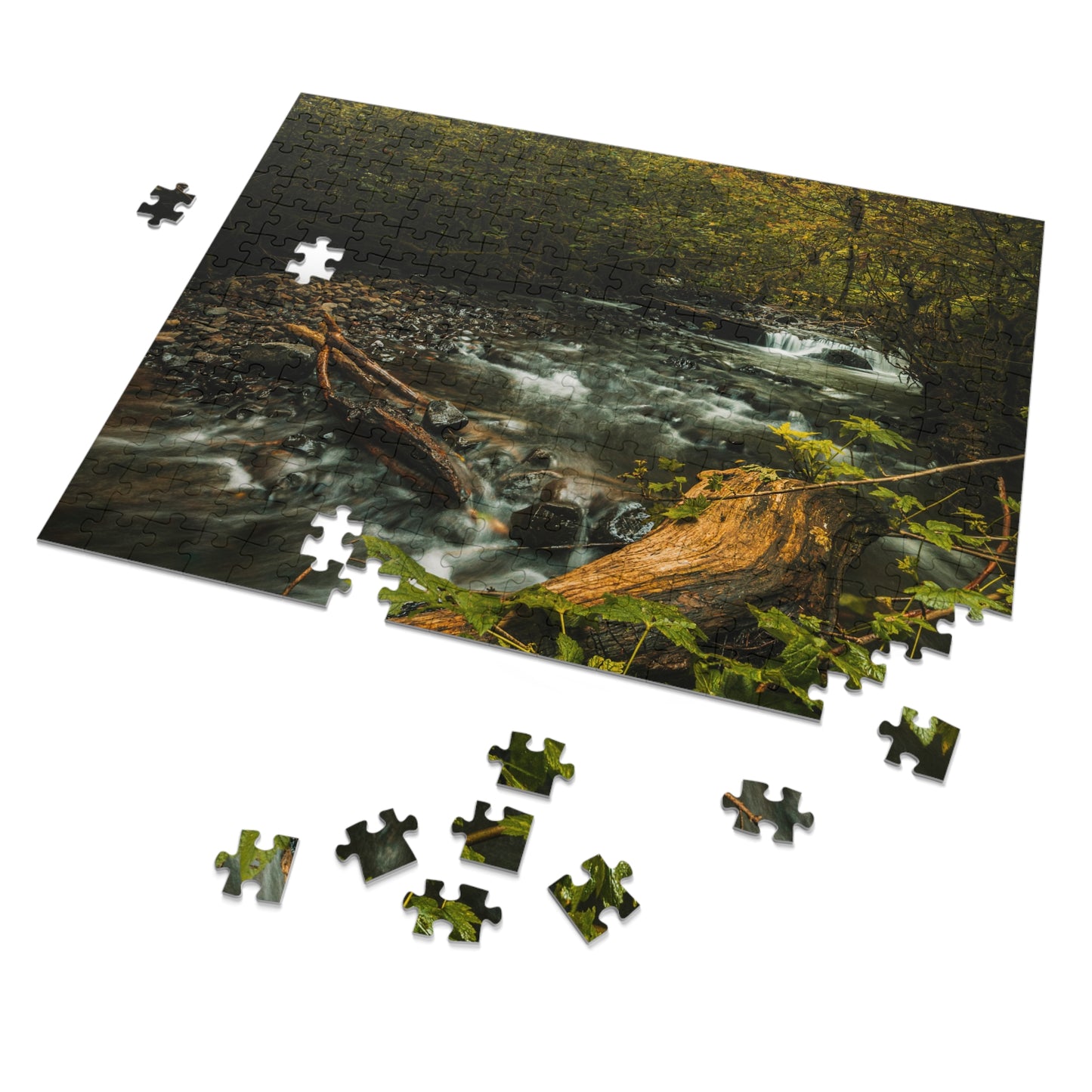Oregon - Latourell Falls Small Creek - Jigsaw Puzzle (30, 110, 252, 500,1000-Piece)