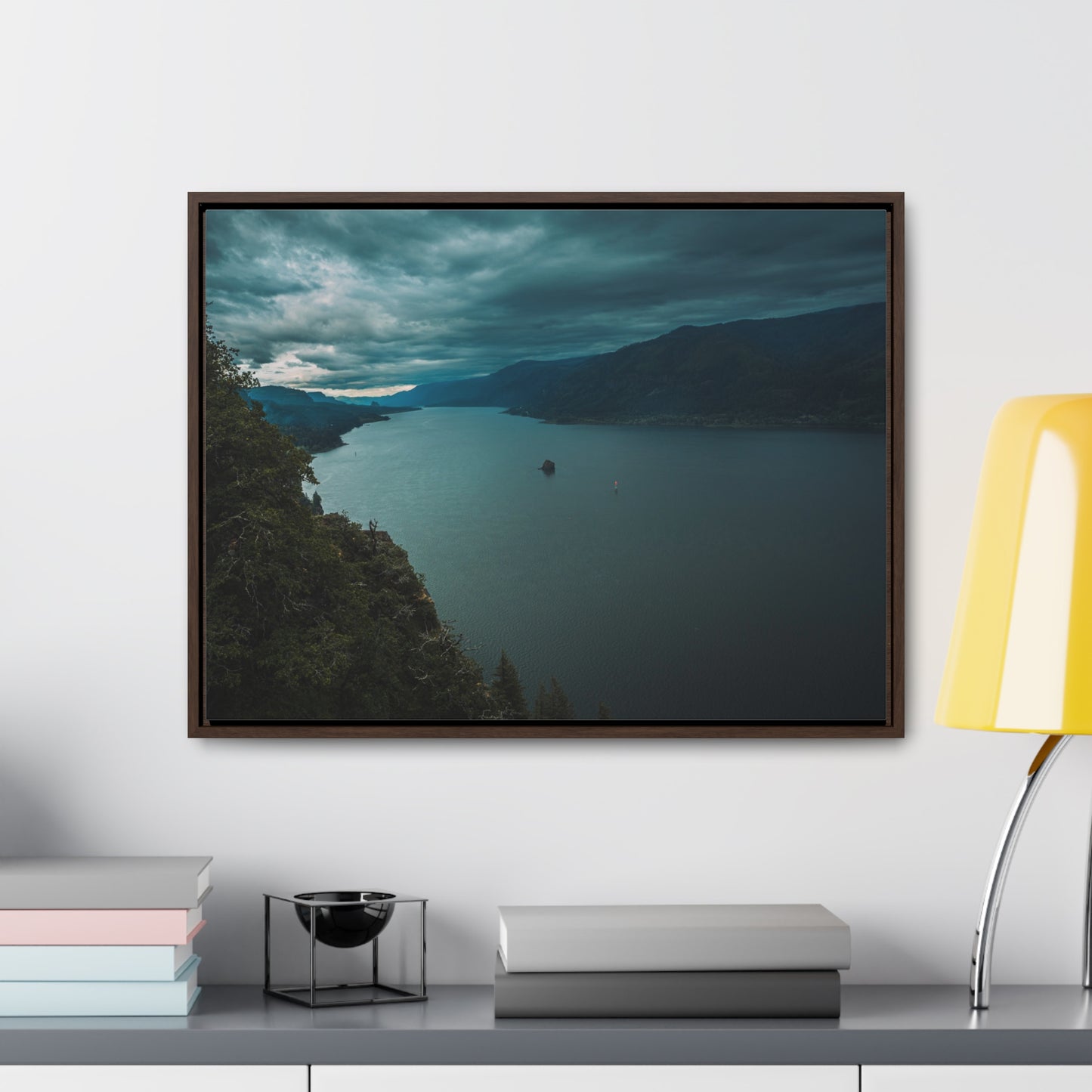 Washington - Cape Horn View Point - Gallery Canvas Wrap, Horizontal Frame