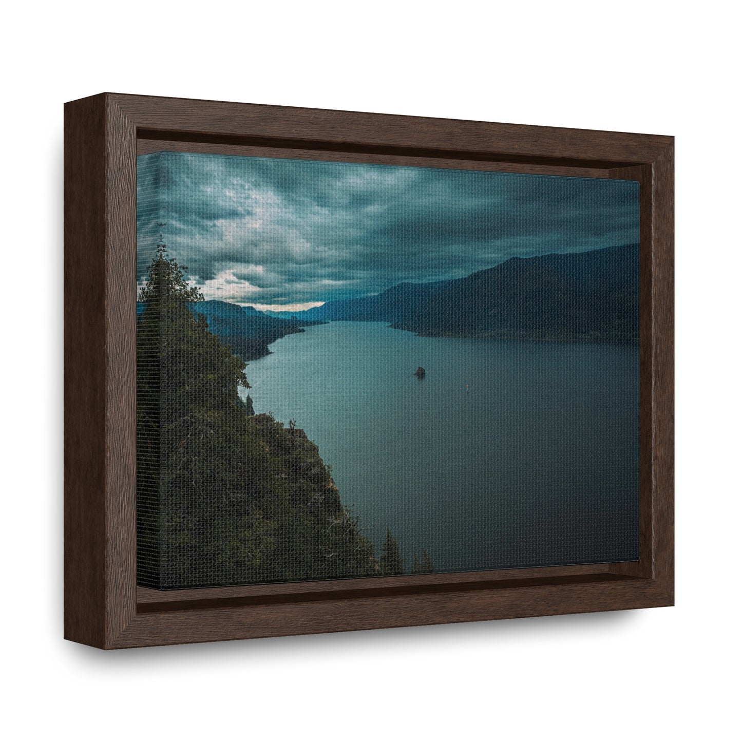 Washington - Cape Horn View Point - Gallery Canvas Wrap, Horizontal Frame