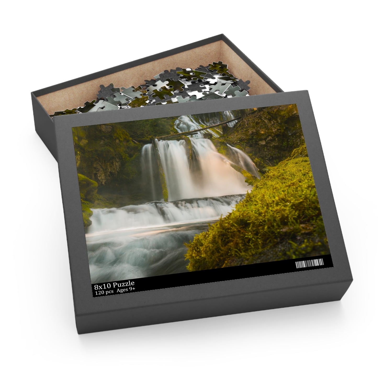 Washington - Lower Panther Creek Falls - Puzzle (120, 252, 500-Piece)