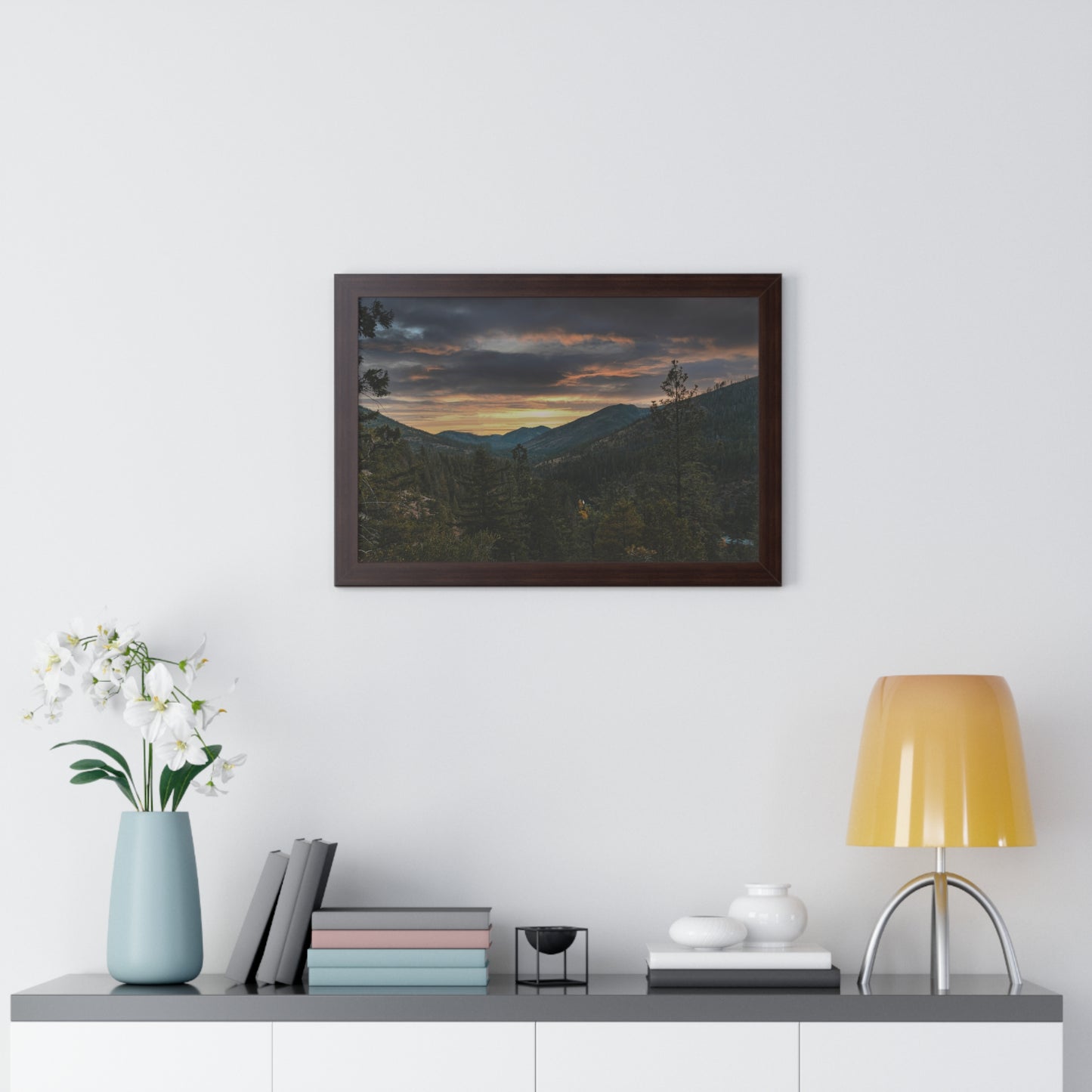 Oregon - Illinois River - Framed Horizontal Poster