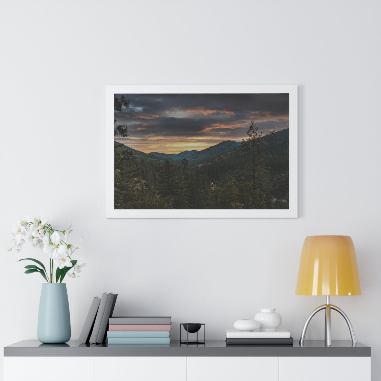 Oregon - Illinois River - Framed Horizontal Poster