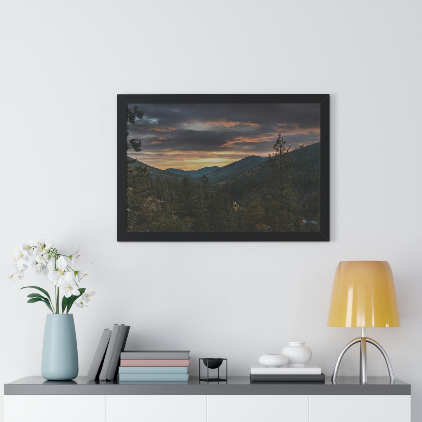 Oregon - Illinois River - Framed Horizontal Poster