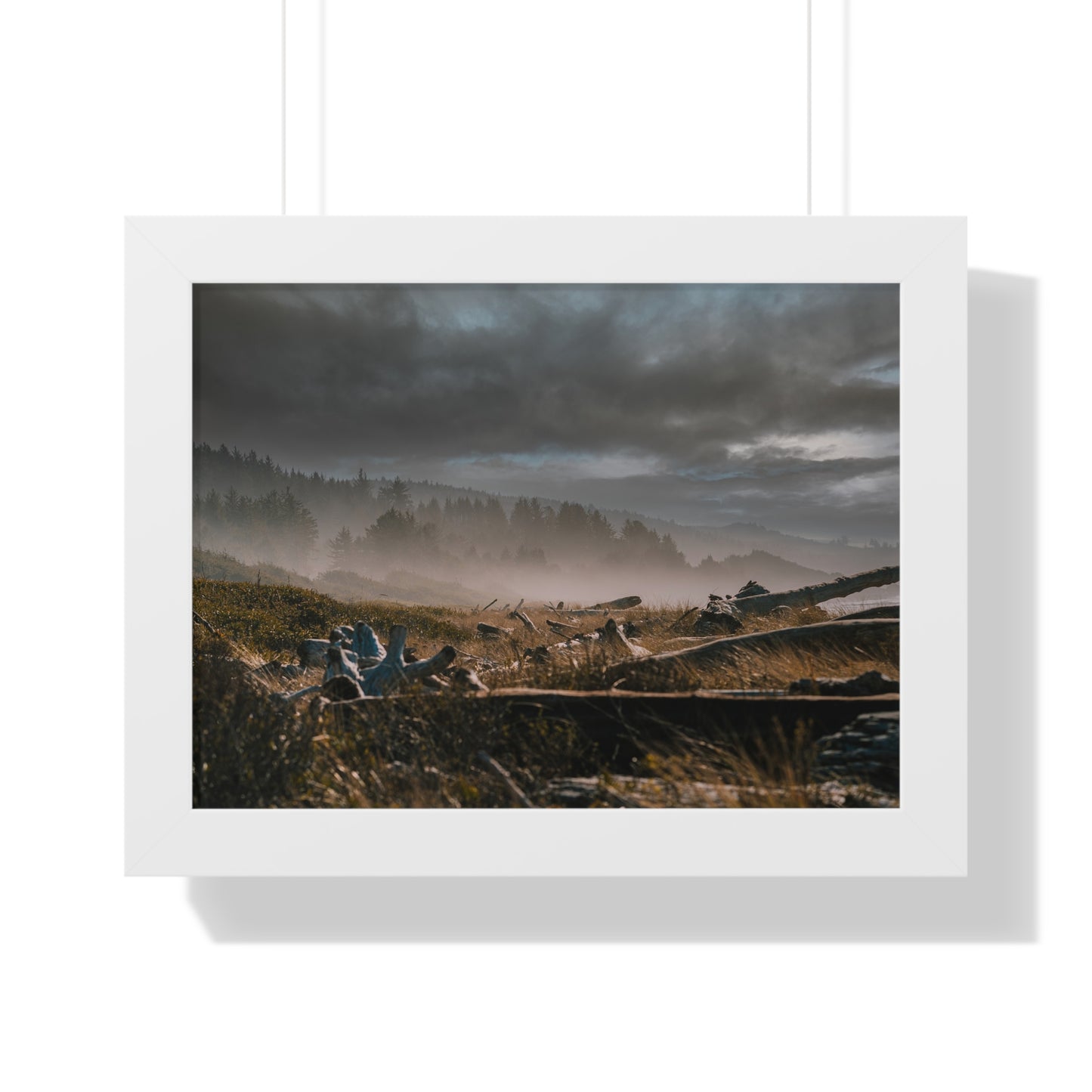 Oregon - Krissy Beach - Framed Horizontal Poster