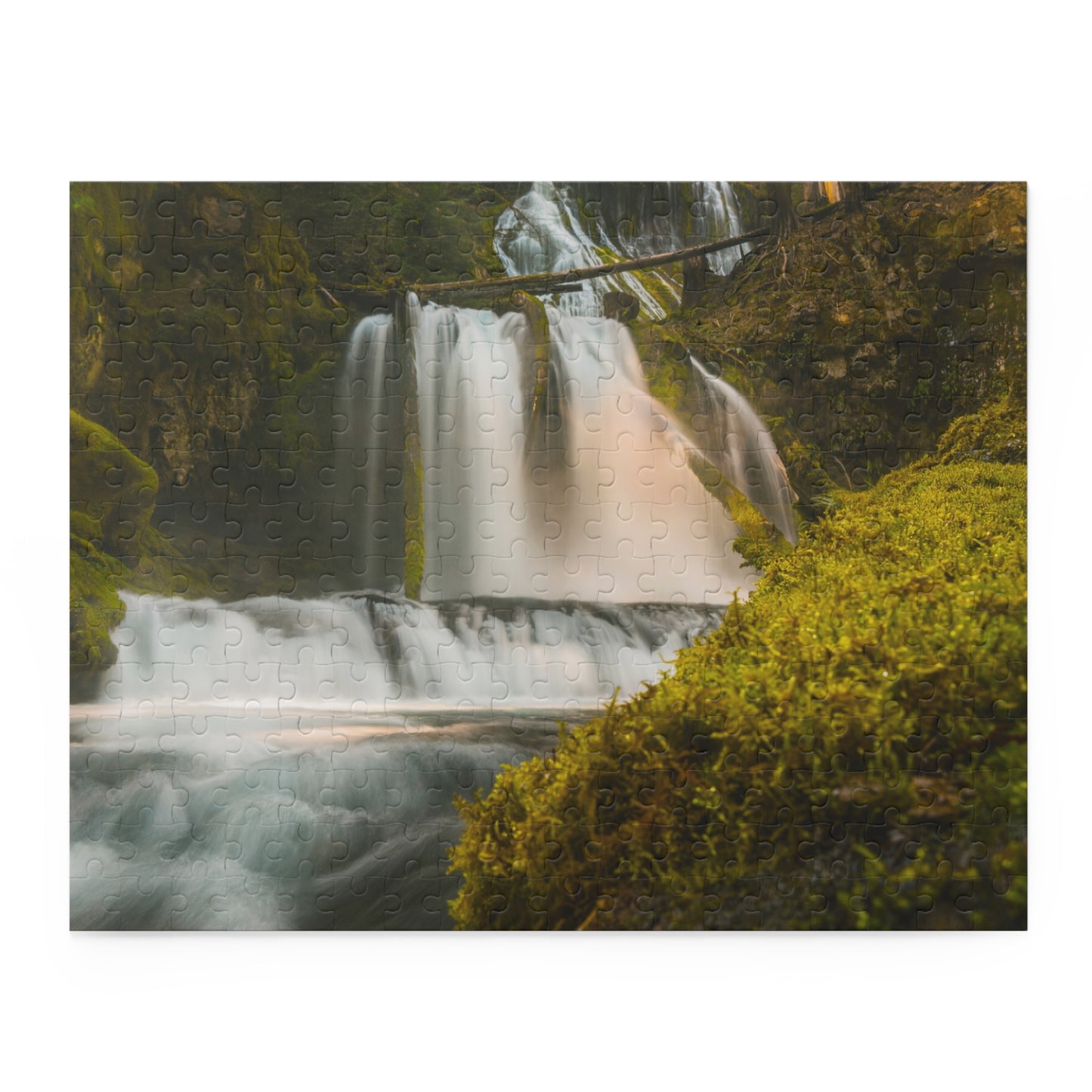 Washington - Lower Panther Creek Falls - Puzzle (120, 252, 500-Piece)