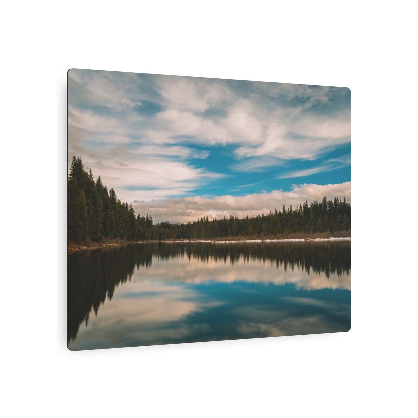 Oregon - Stump Lake - Metal Art Sign