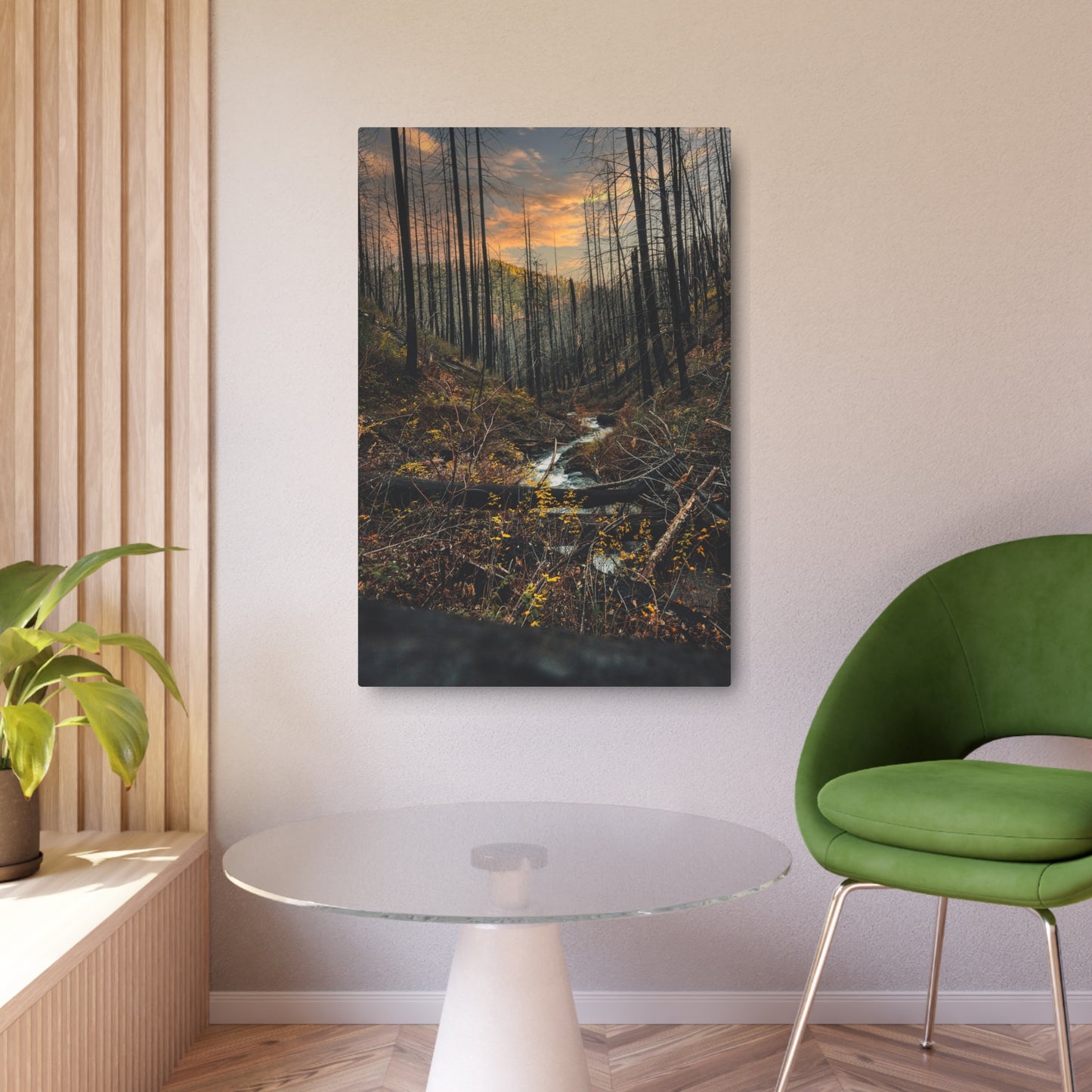 Oregon - Upper Latourell Falls - Metal Art Sign