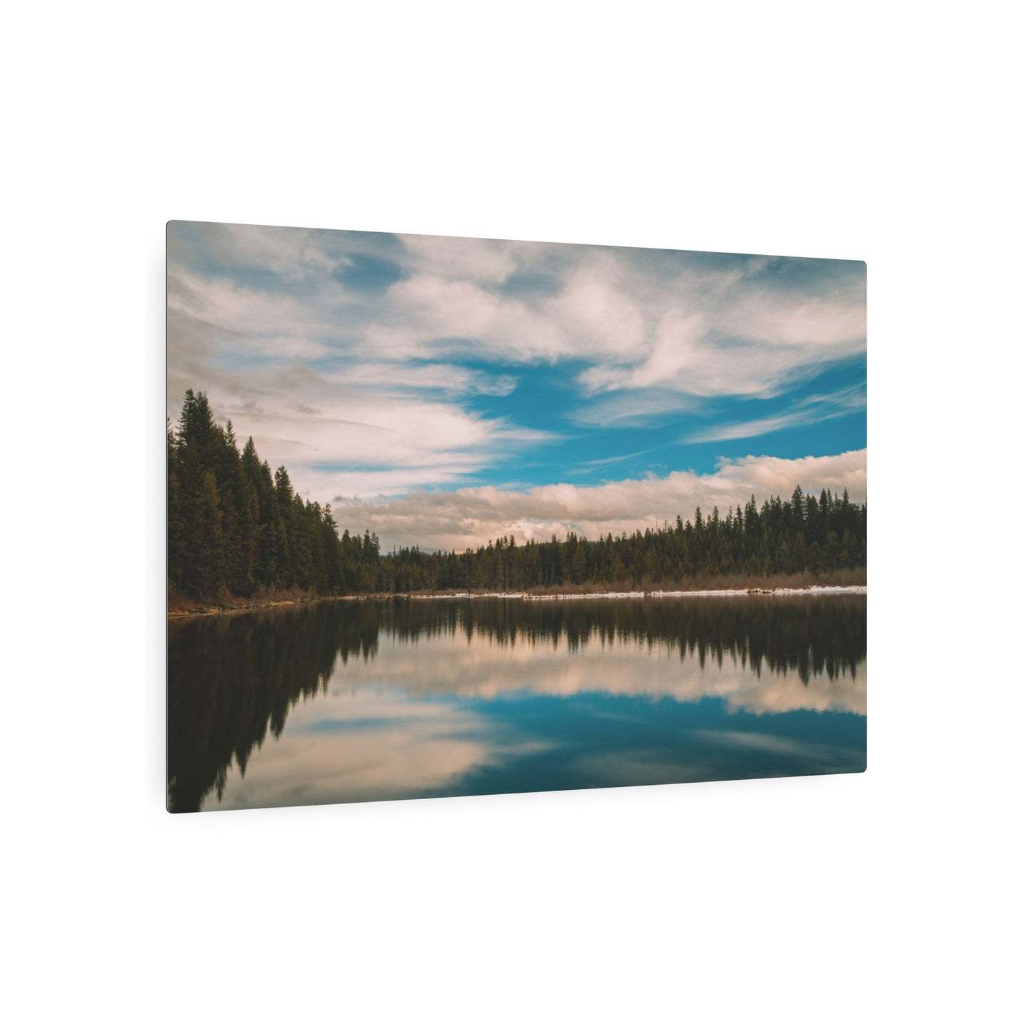 Oregon - Stump Lake - Metal Art Sign