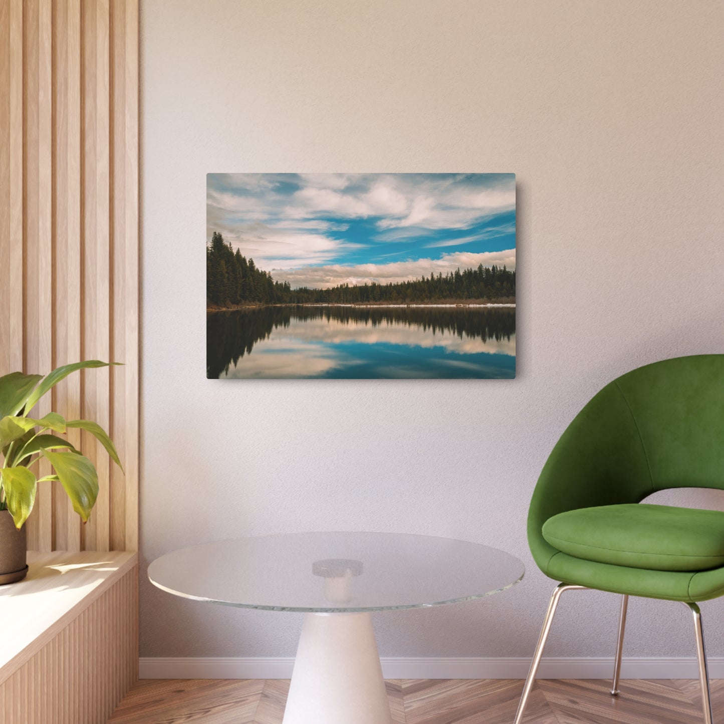 Oregon - Stump Lake - Metal Art Sign