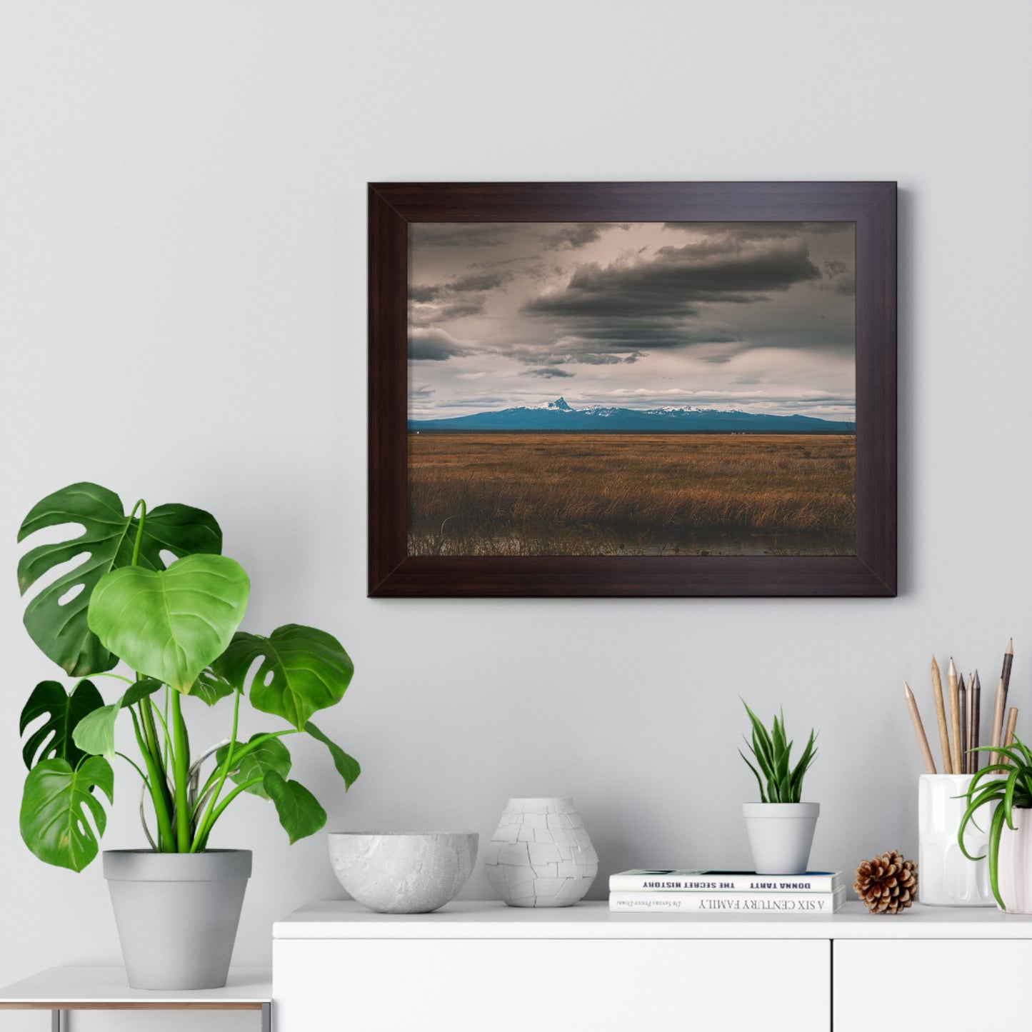 Oregon - Mt. Thielsen Wilderness - Framed Horizontal Poster