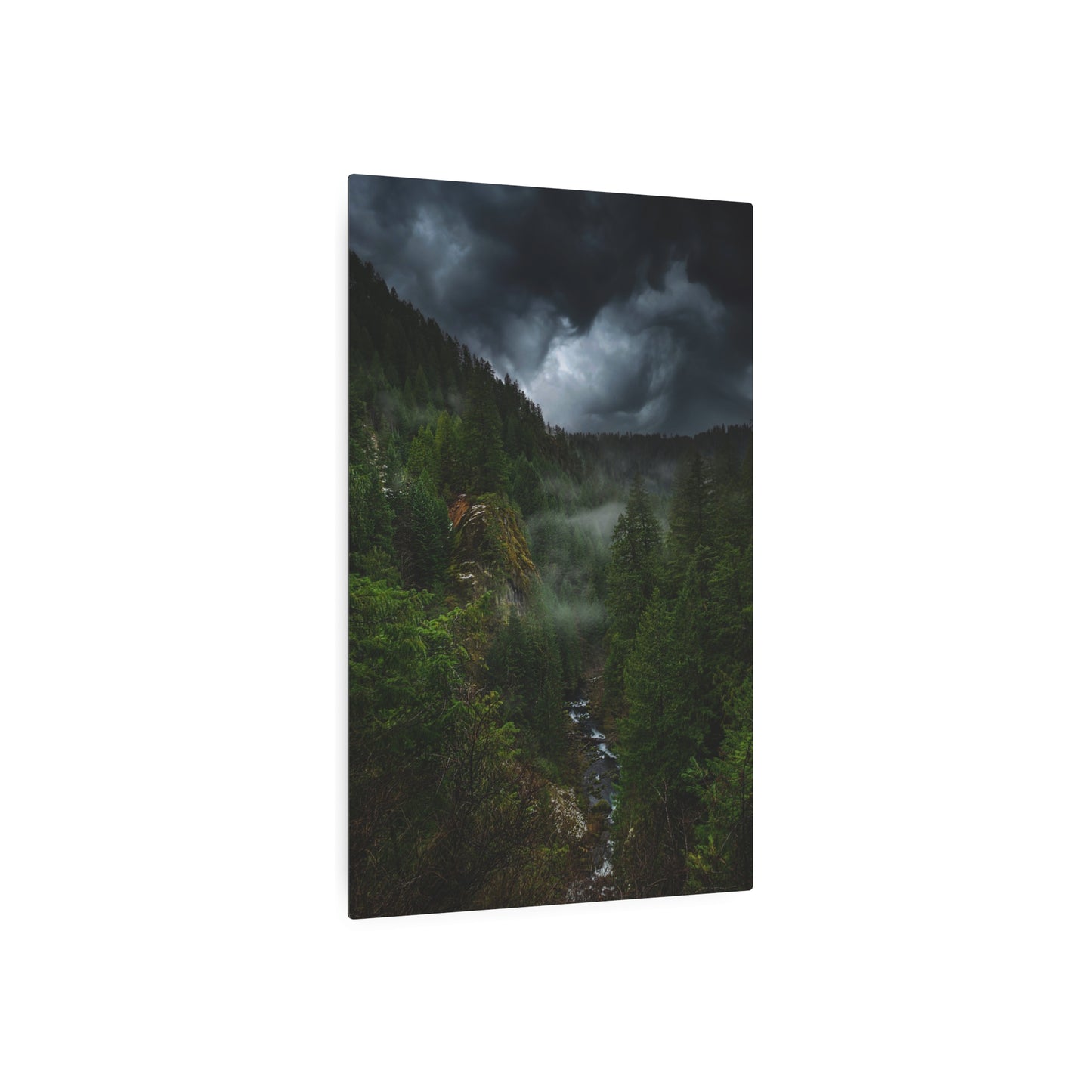 Oregon - Toketee Overlook - Metal Art Sign