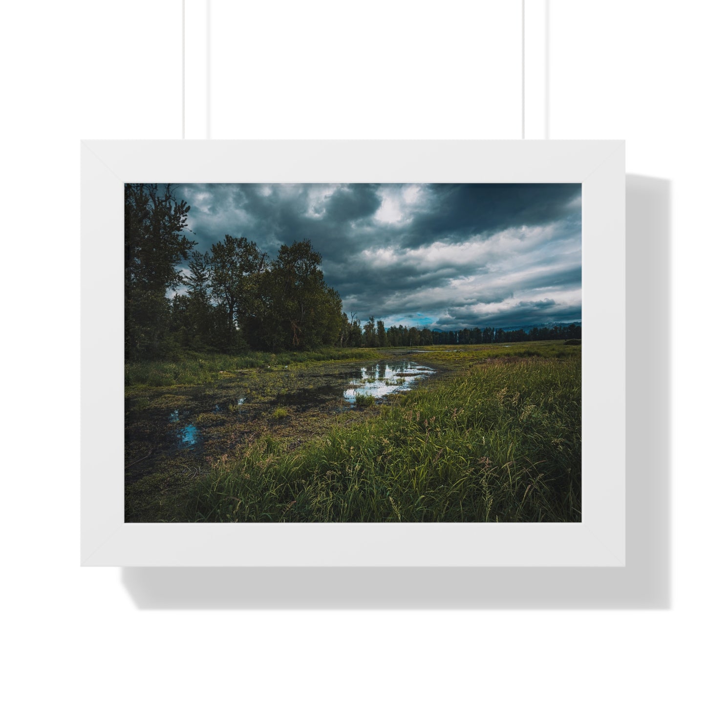 Washington - Steigerwald Lake National Wildlife Refuge  - Framed Horizontal Poster