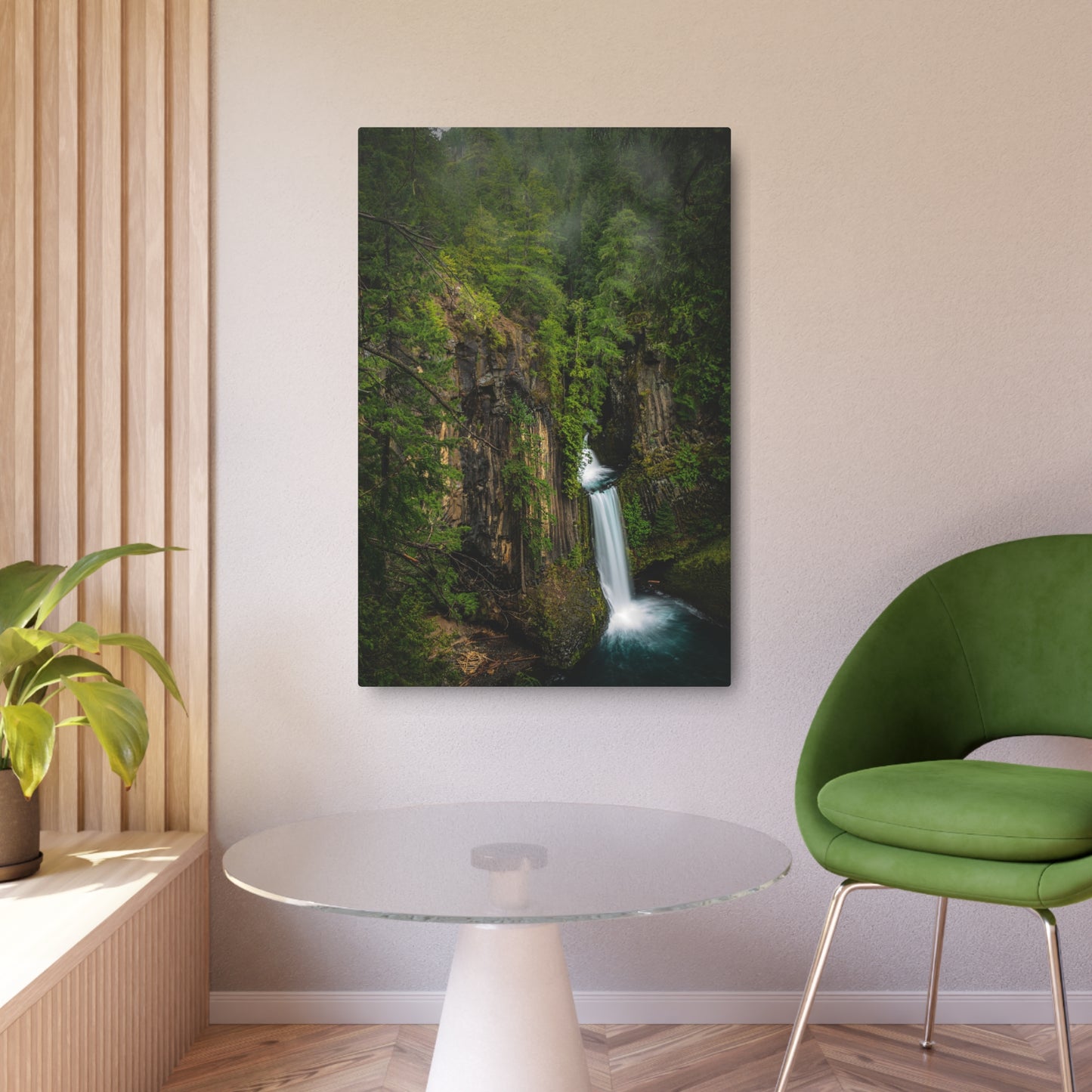 Oregon - Toketee Falls- Metal Art Sign