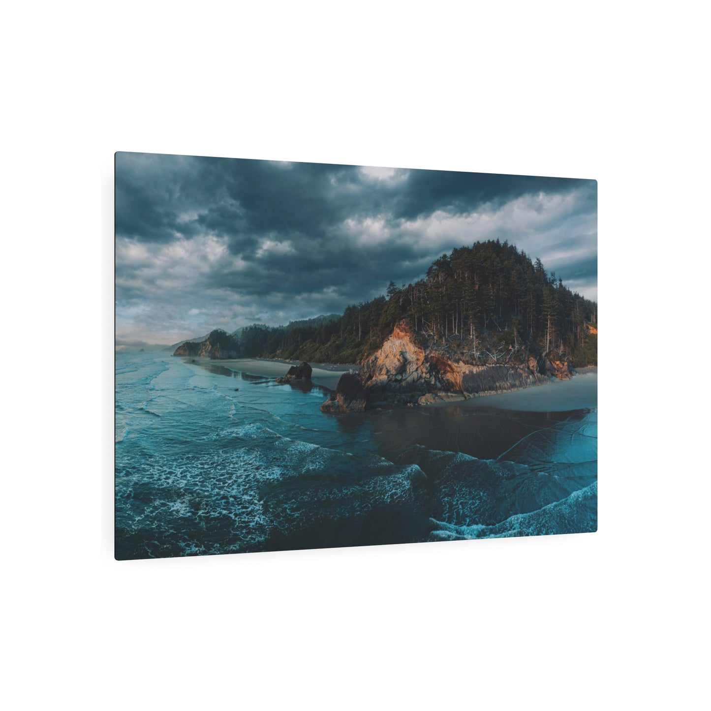 Oregon - National Creek Falls -  Metal Art Sign