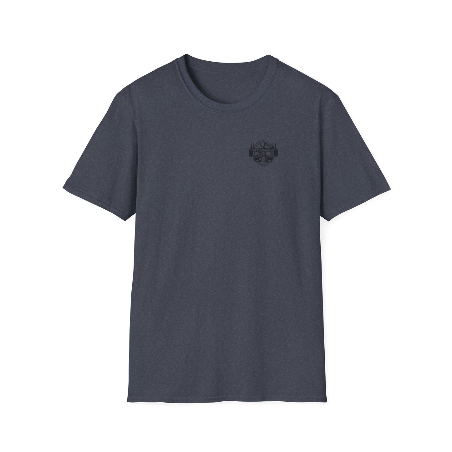 Unisex Softstyle T-Shirt - "Pacific Northwest Adventures" Outdoor Graphic Tee