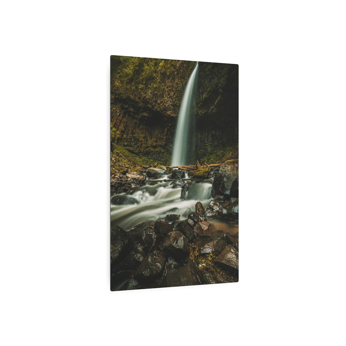 Oregon - Upper Latourell Falls - Metal Art Sign