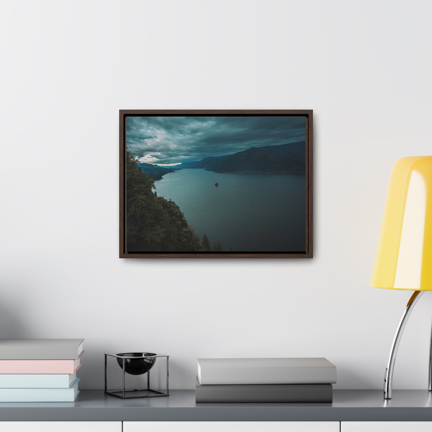 Washington - Cape Horn  View Point - Gallery Canvas Wrap, Horizontal Frame