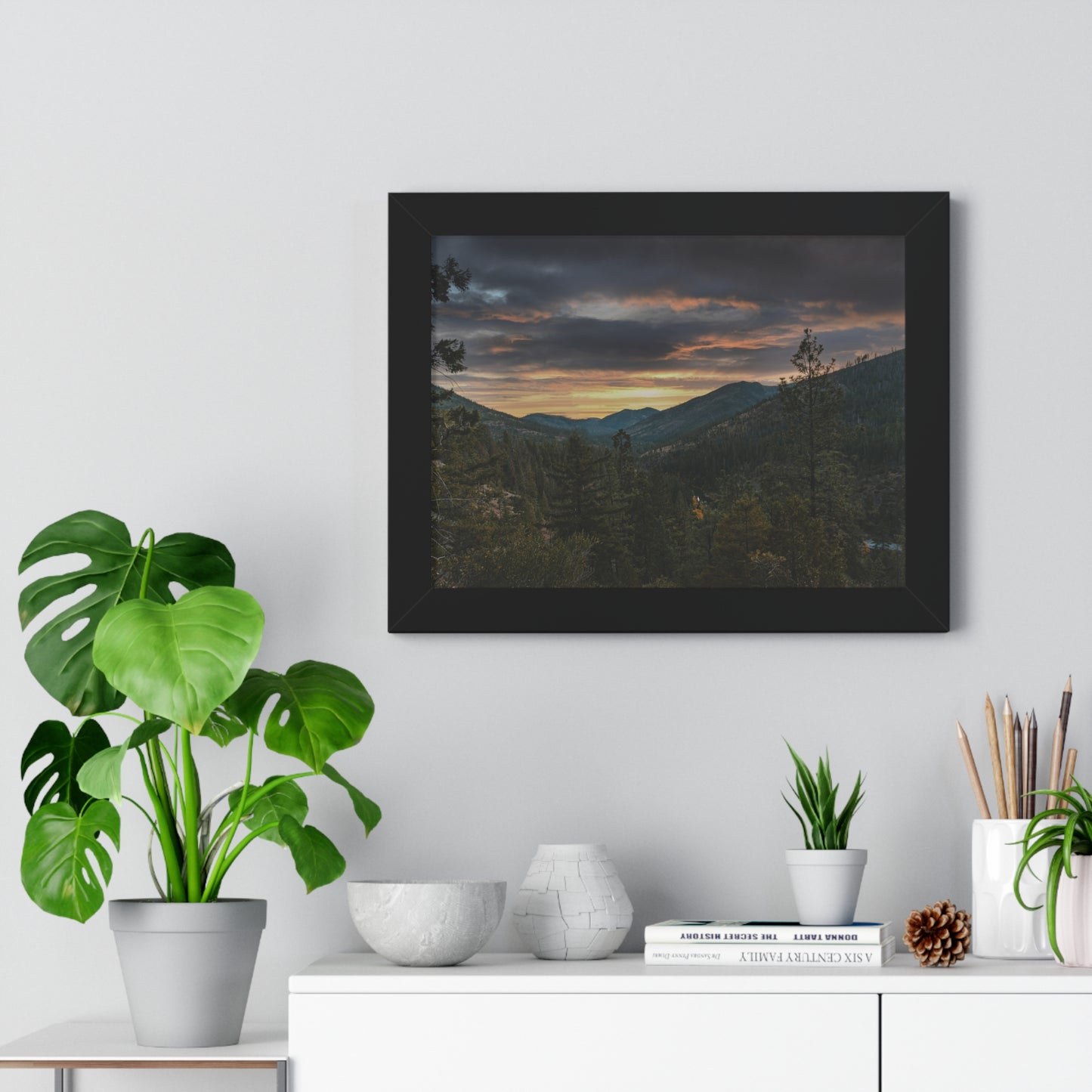 Oregon - Illinois River  - Framed Horizontal Poster