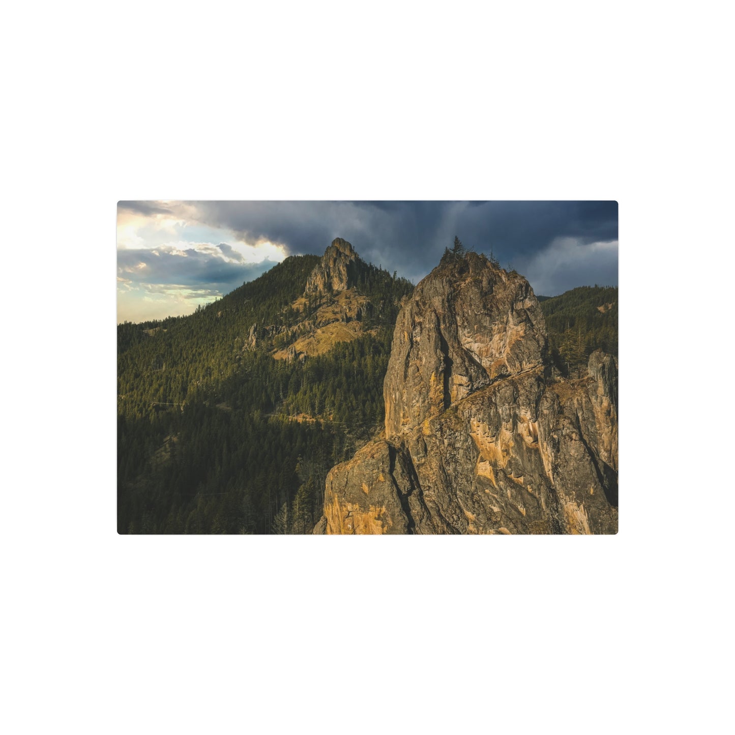Oregon - Eagle Rock - Metal Art Sign