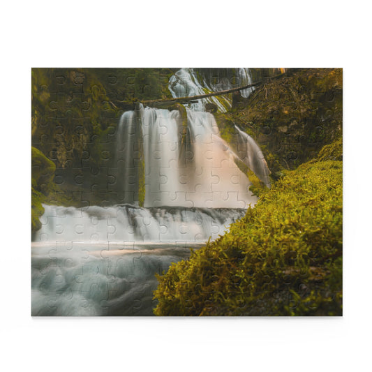 Washington - Lower Panther Creek Falls - Puzzle (120, 252, 500-Piece)