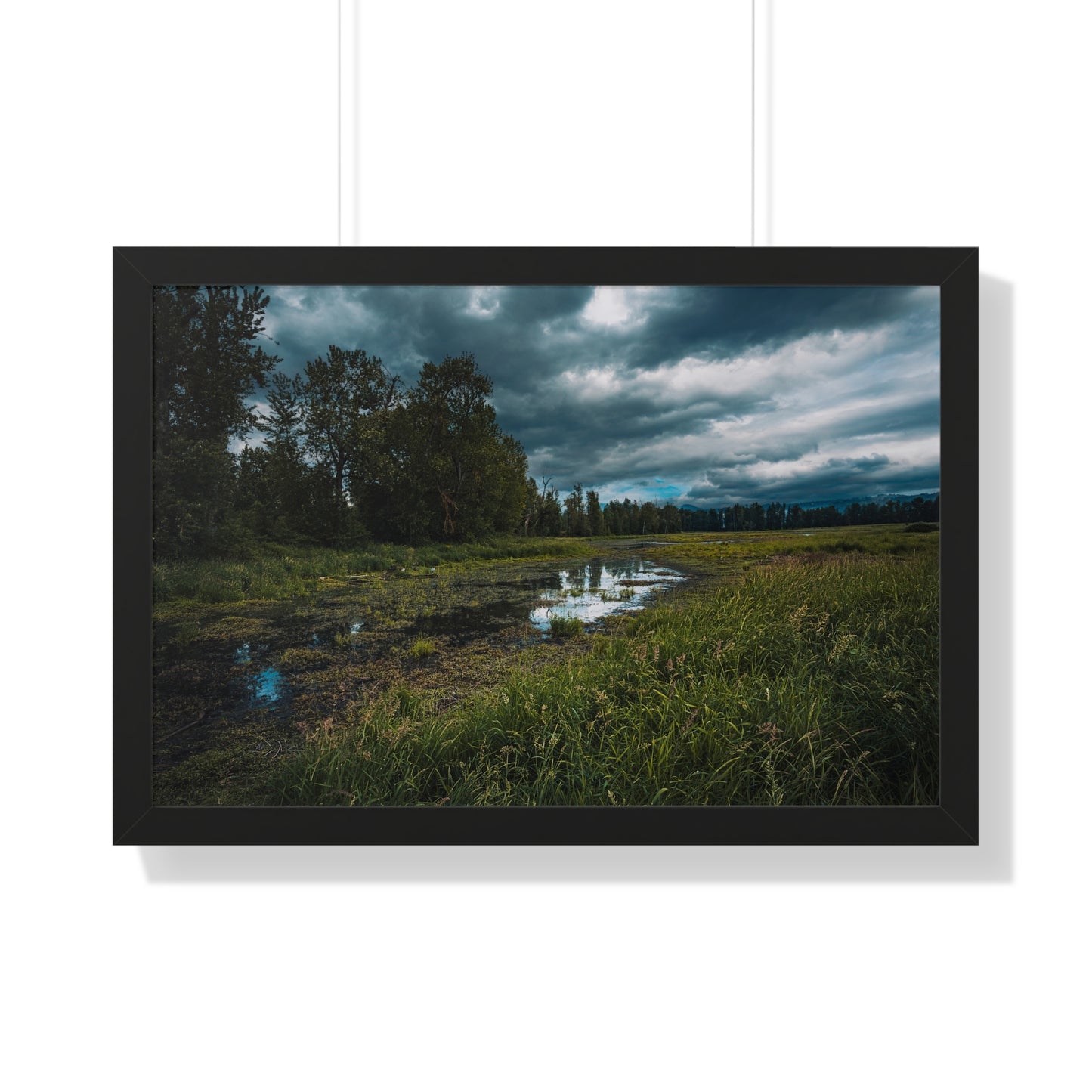 Washington - Steigerwald Lake National Wildlife Refuge  - Framed Horizontal Poster