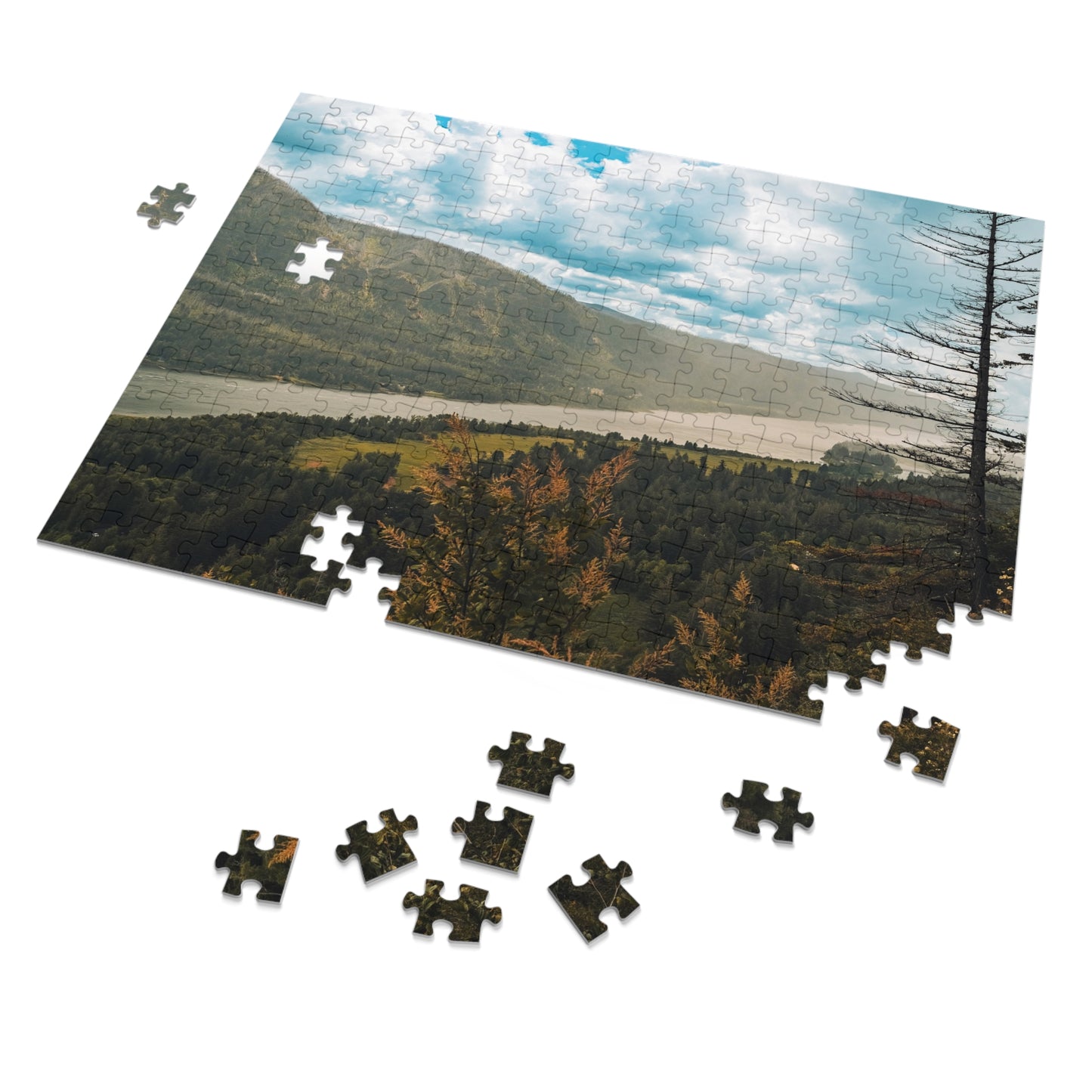 Washington - Beacon Rock Overlook - Jigsaw Puzzle (30, 110, 252, 500,1000-Piece)