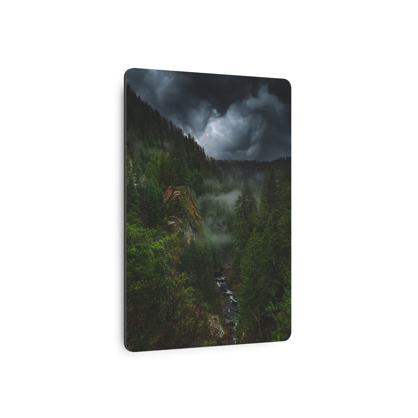 Oregon - Toketee Overlook - Metal Art Sign