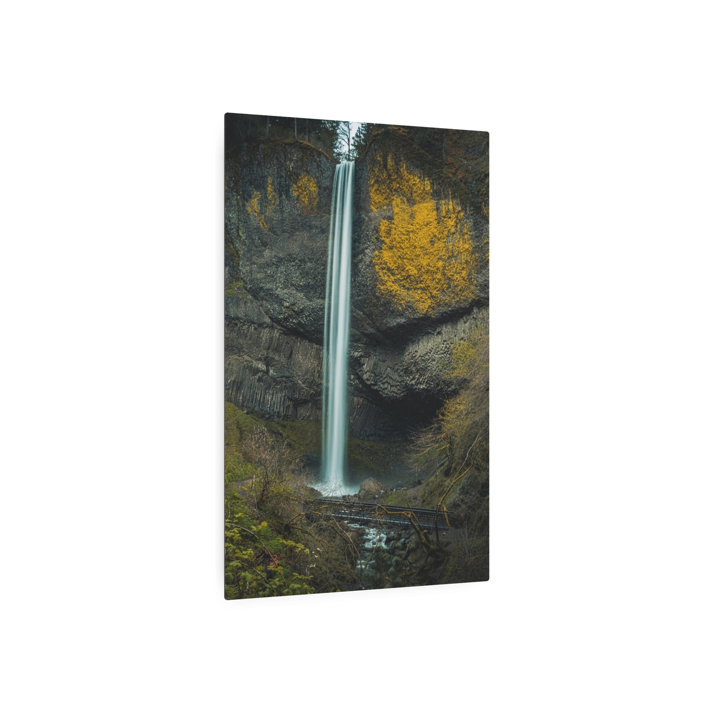 Oregon - Latourell Falls - Metal Art Sign