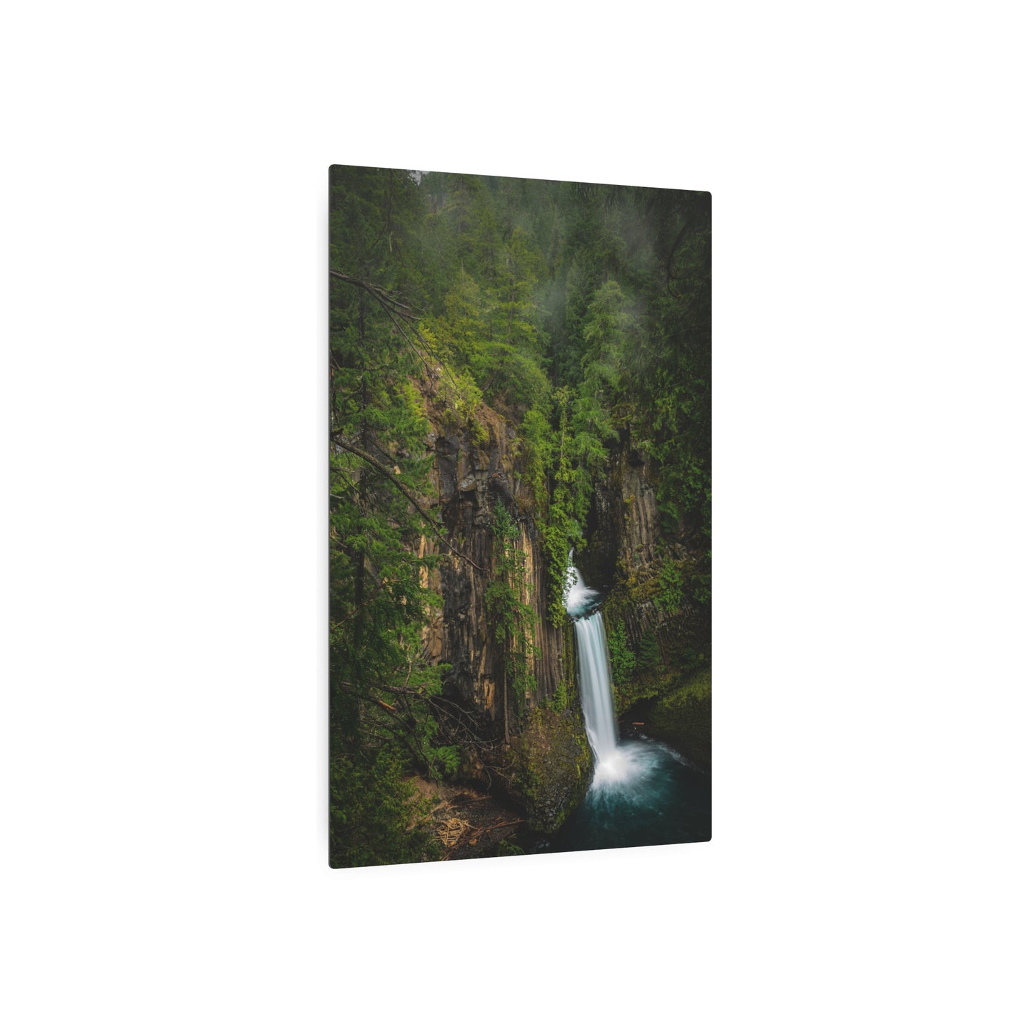 Oregon - Toketee Falls- Metal Art Sign