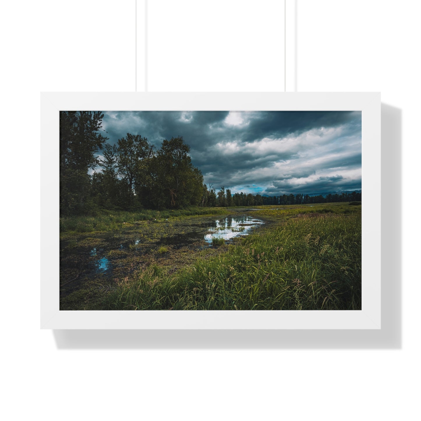 Washington - Steigerwald Lake National Wildlife Refuge  - Framed Horizontal Poster