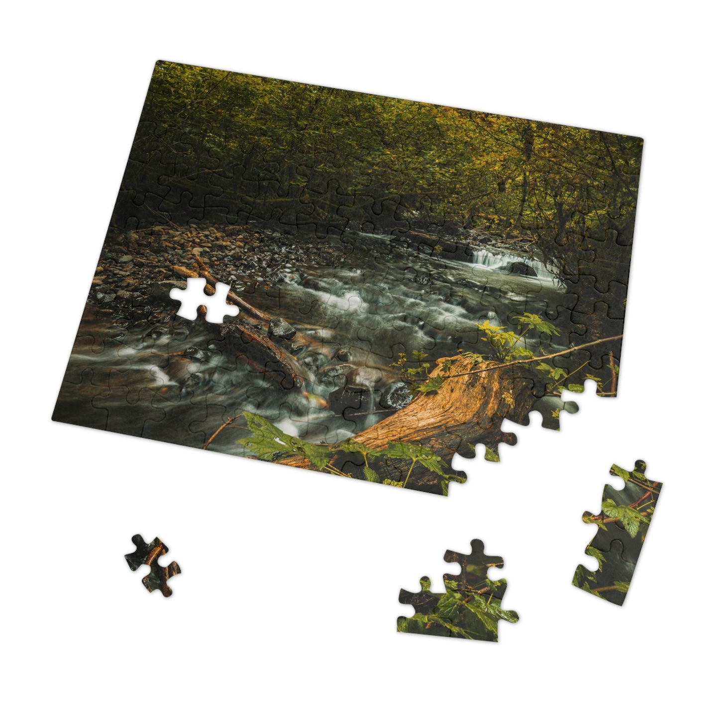 Oregon - Latourell Falls Small Creek - Jigsaw Puzzle (30, 110, 252, 500,1000-Piece)