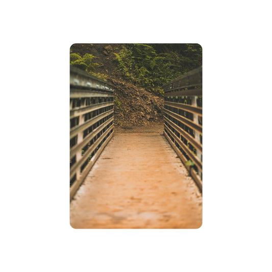 Oregon - Upper Latourell Falls Bridge  - Metal Art Sign
