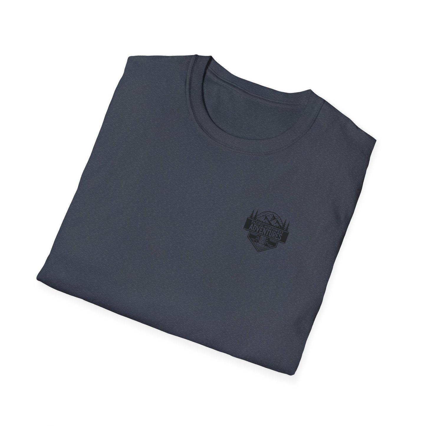 Unisex Softstyle T-Shirt - "Pacific Northwest Adventures" Outdoor Graphic Tee