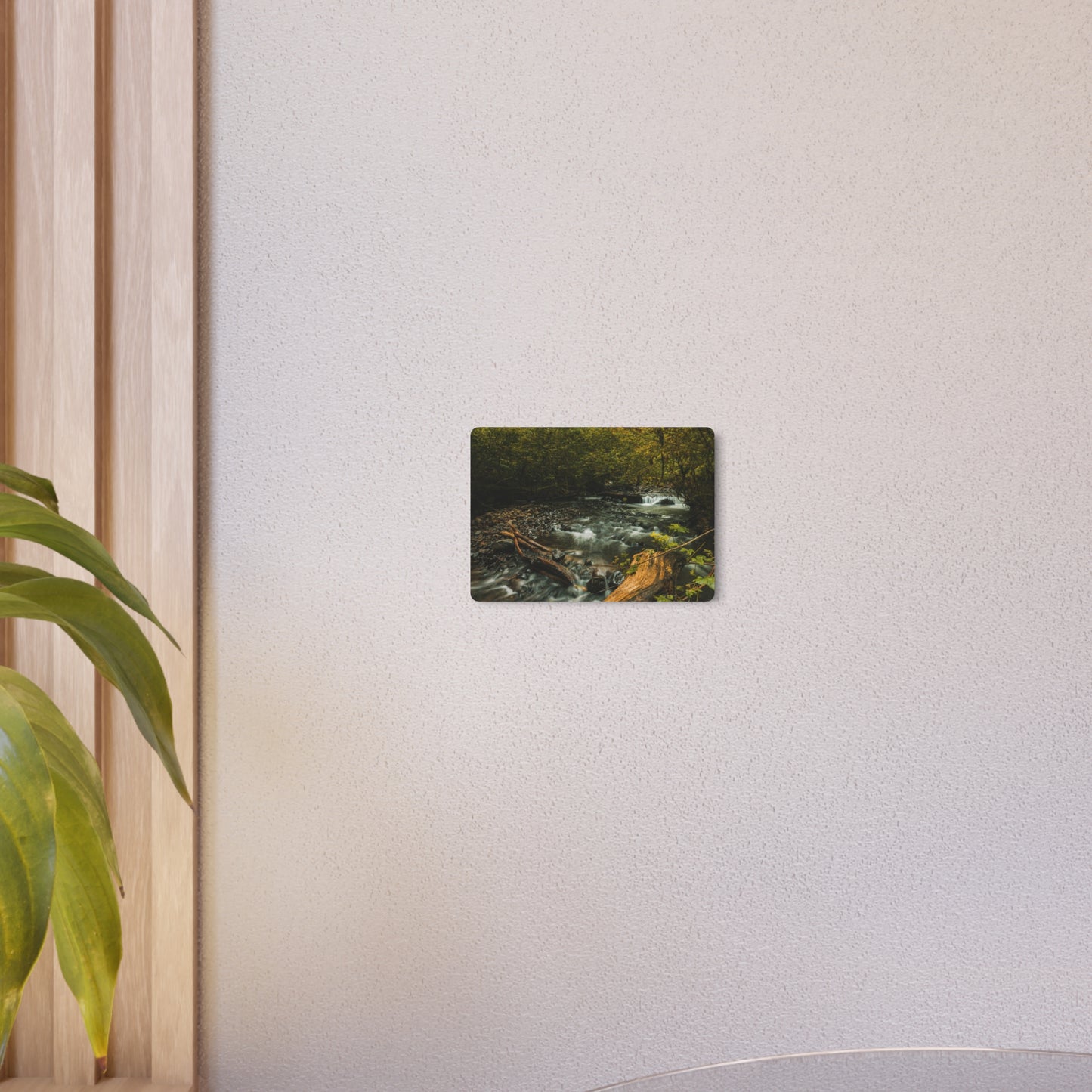 Oregon - Latourell Falls Small Creek - Metal Art Sign