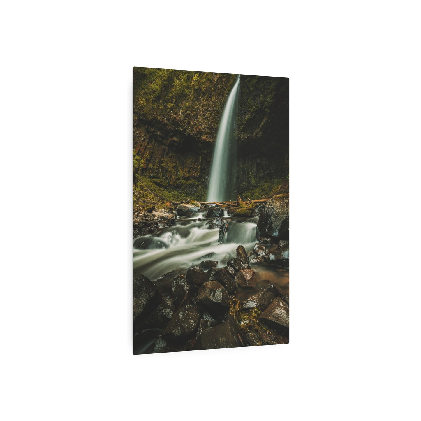 Oregon - Upper Latourell Falls - Metal Art Sign
