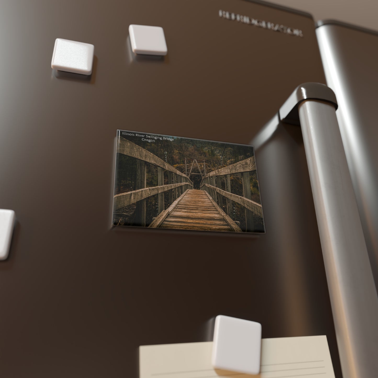 Oregon - Illinois River Swinging Bridge - Magnet