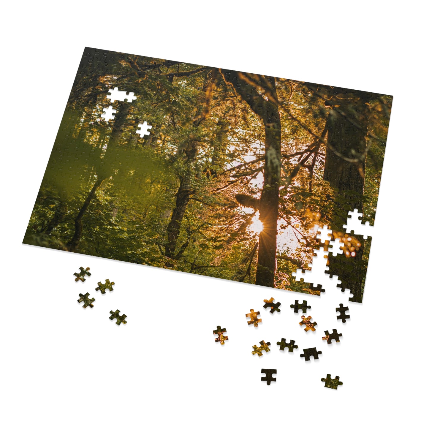 Oregon - Latourell Falls Sunset - Jigsaw Puzzle (30, 110, 252, 500,1000-Piece)