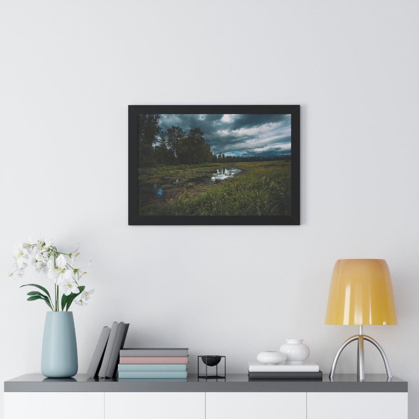 Washington - Steigerwald Lake National Wildlife Refuge  - Framed Horizontal Poster