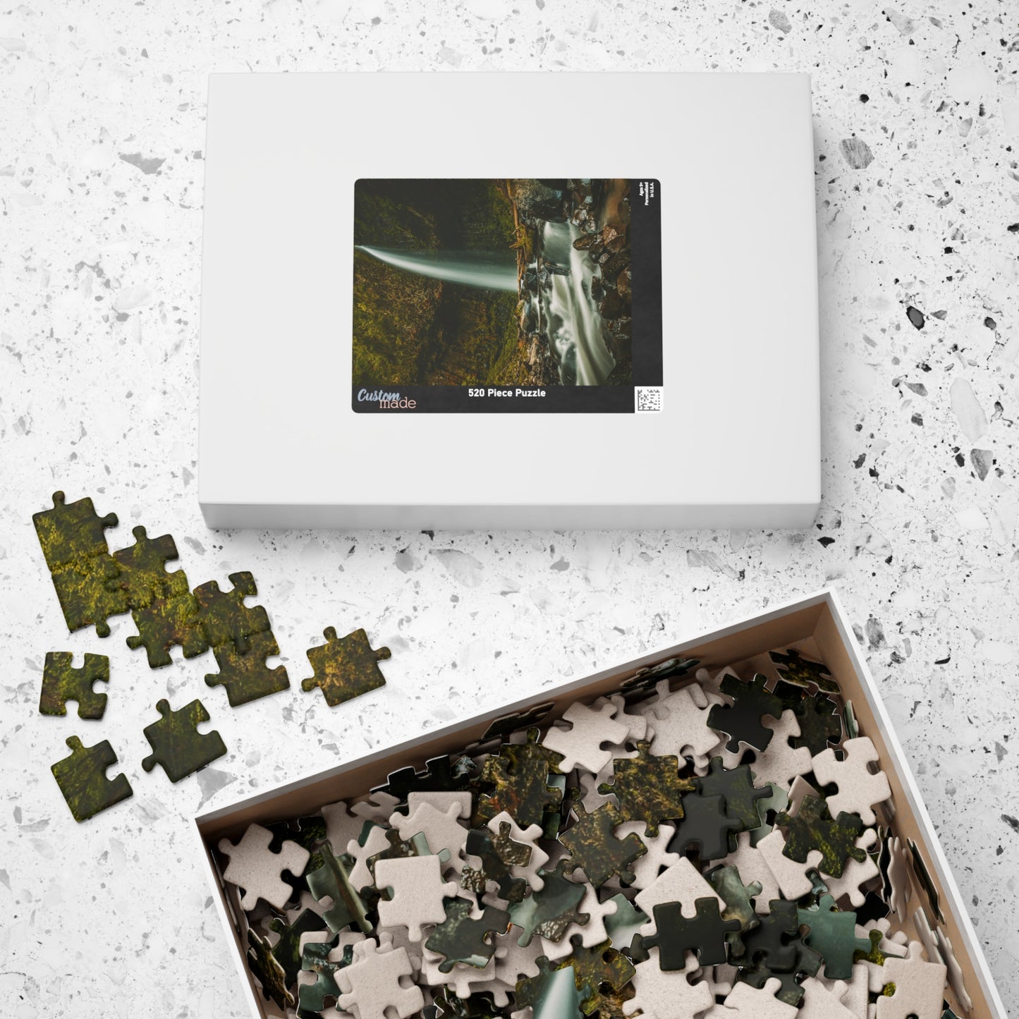Oregon - Upper Latourell Falls - Puzzle (110, 252, 520, 1014-piece)