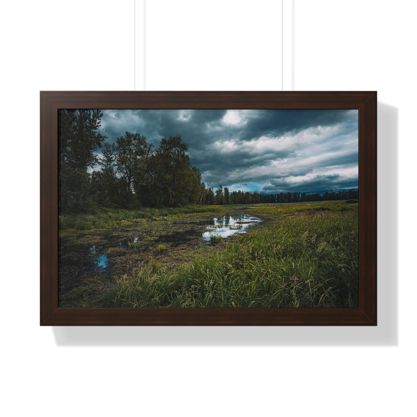 Washington - Steigerwald Lake National Wildlife Refuge  - Framed Horizontal Poster