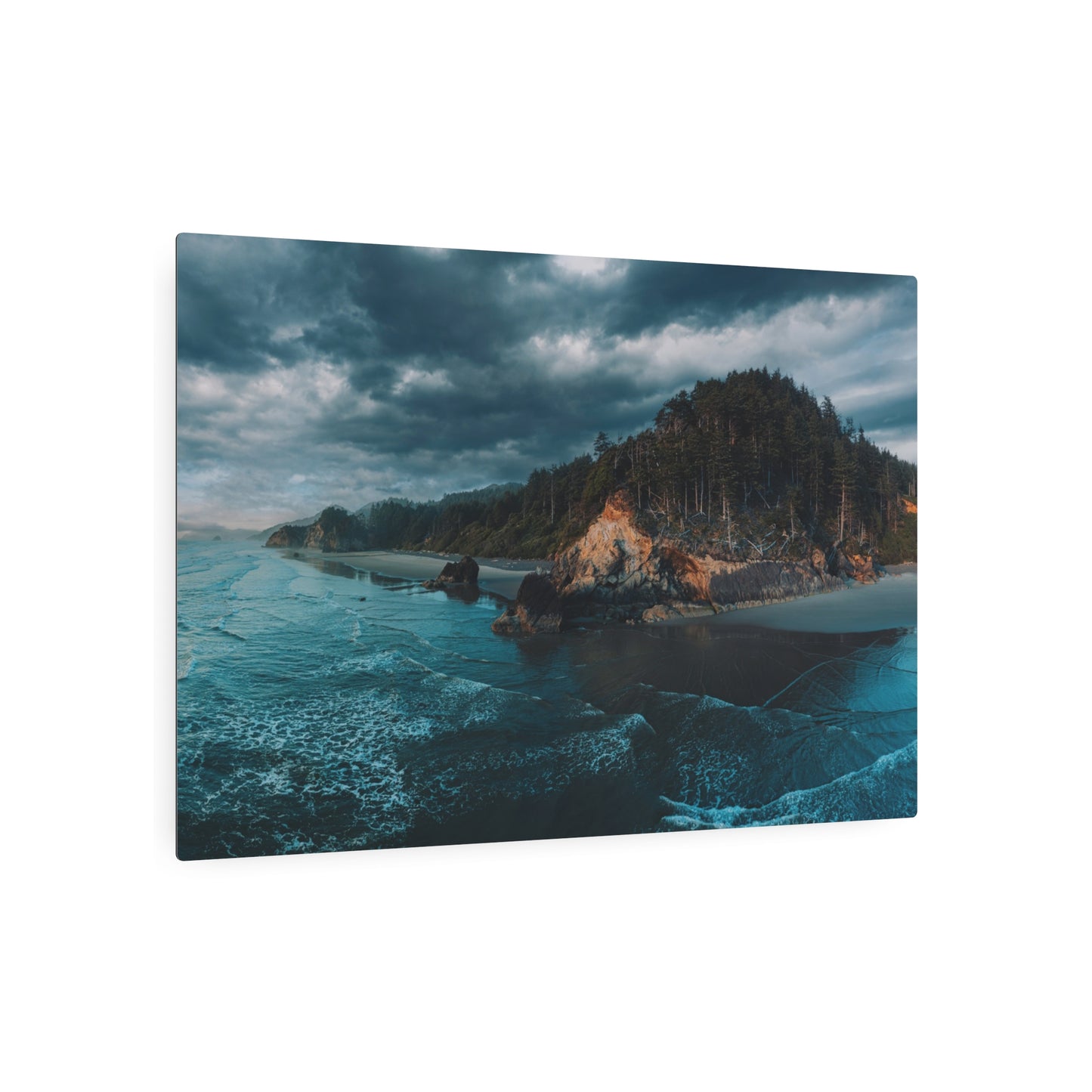 Oregon - National Creek Falls -  Metal Art Sign