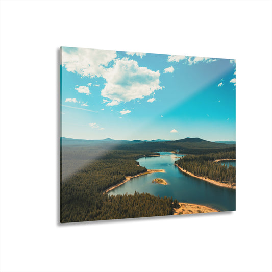 Oregon - Wickiup Reservoir -  Acrylic Wall Art Print