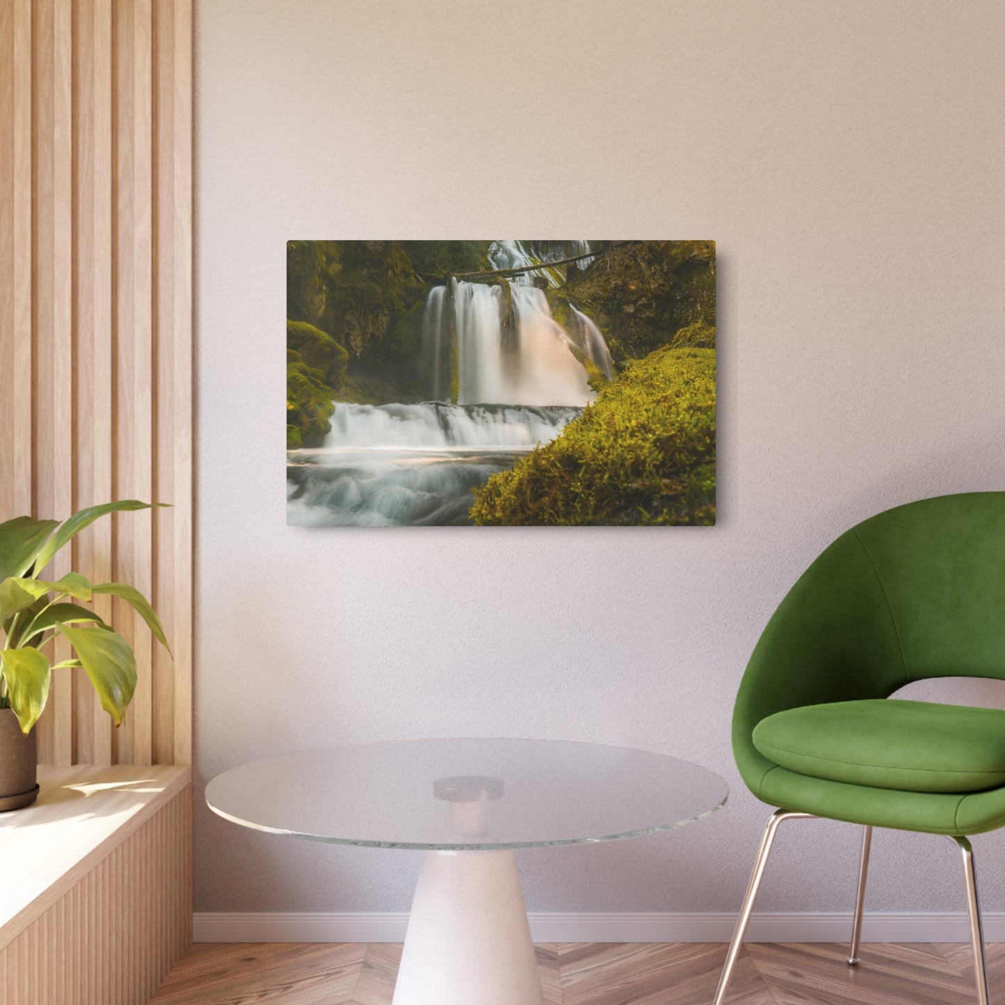Washington - Lower Panther Creek Falls -  Metal Art Sign
