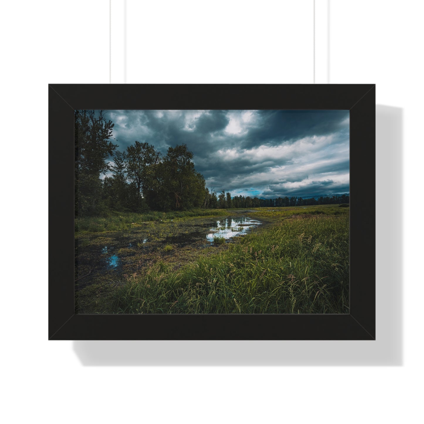 Washington - Steigerwald Lake National Wildlife Refuge  - Framed Horizontal Poster