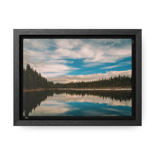 Oregon - Stump Lake  - Gallery Canvas Wrap, Horizontal Frame