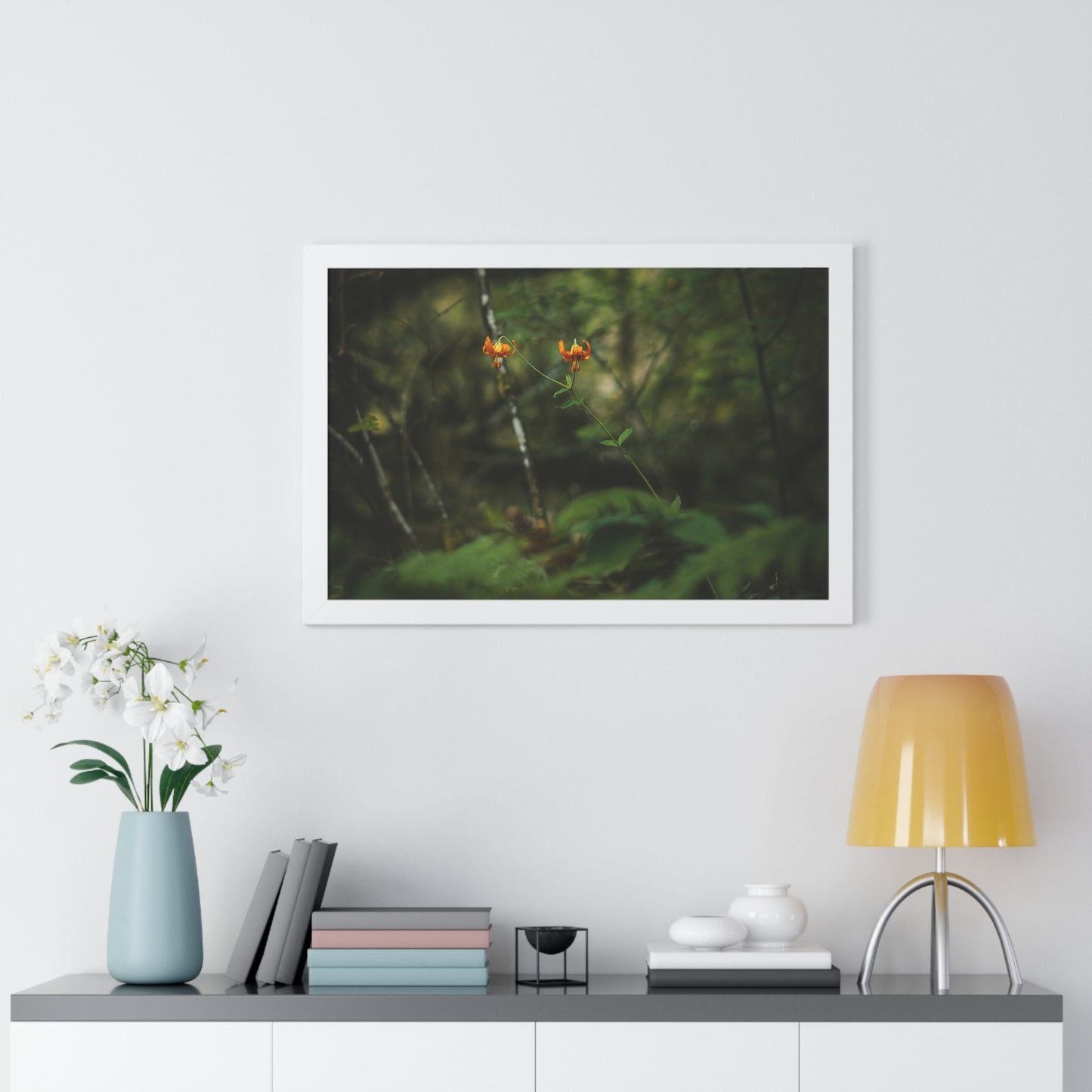 Oregon Tiger Lily - Framed Horizontal Poster