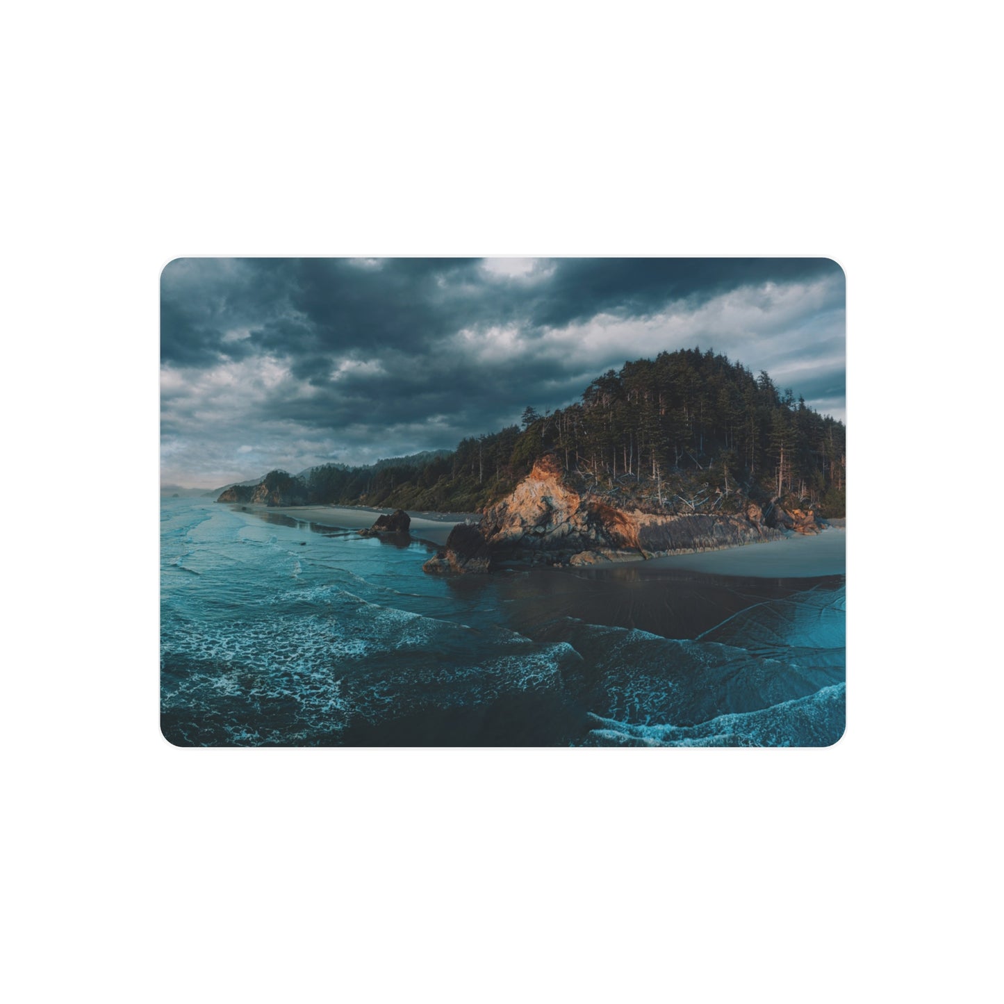 Oregon - National Creek Falls -  Metal Art Sign