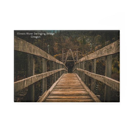 Oregon - Illinois River Swinging Bridge - Magnet