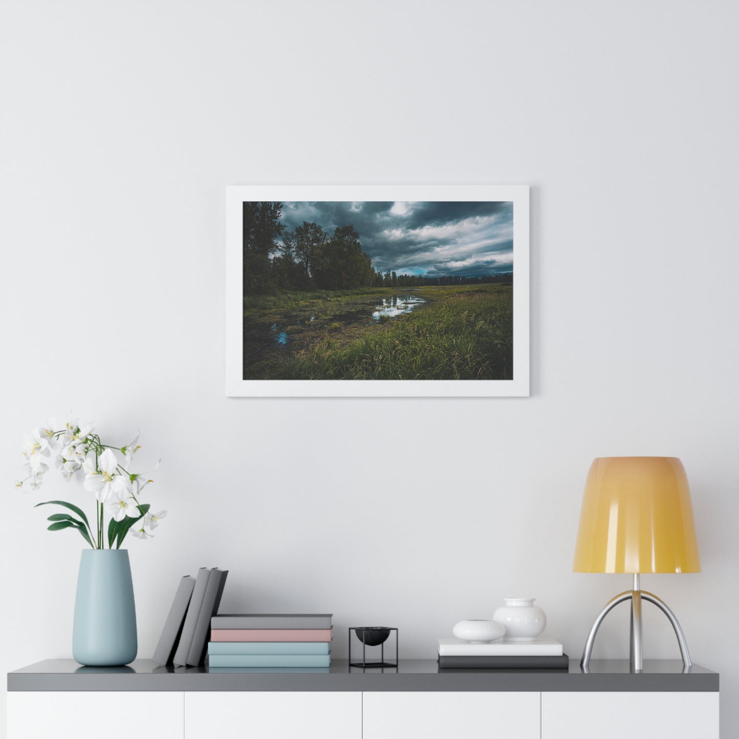Washington - Steigerwald Lake National Wildlife Refuge  - Framed Horizontal Poster