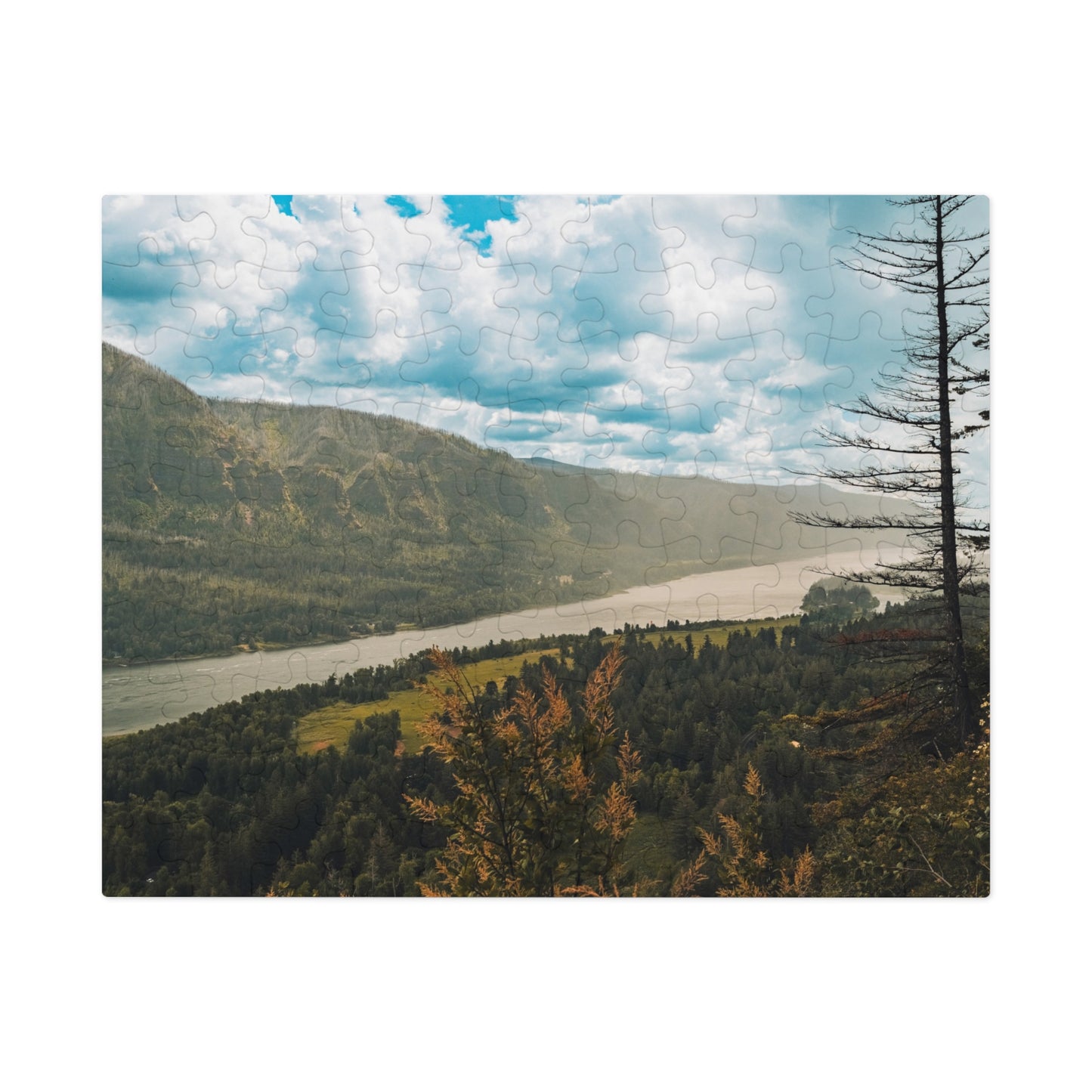 Washington - Beacon Rock Overlook - Jigsaw Puzzle (30, 110, 252, 500,1000-Piece)